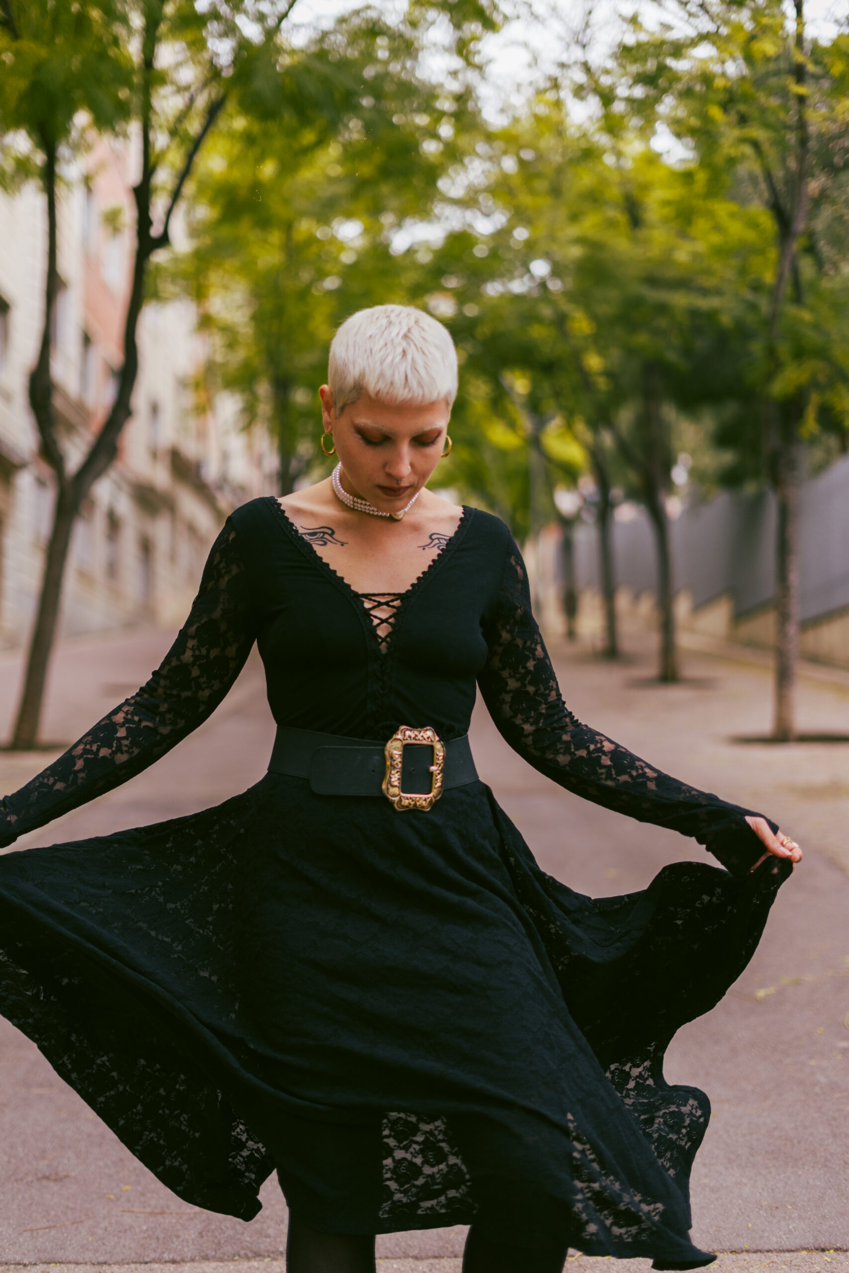 Photoshoot for a clothing brand