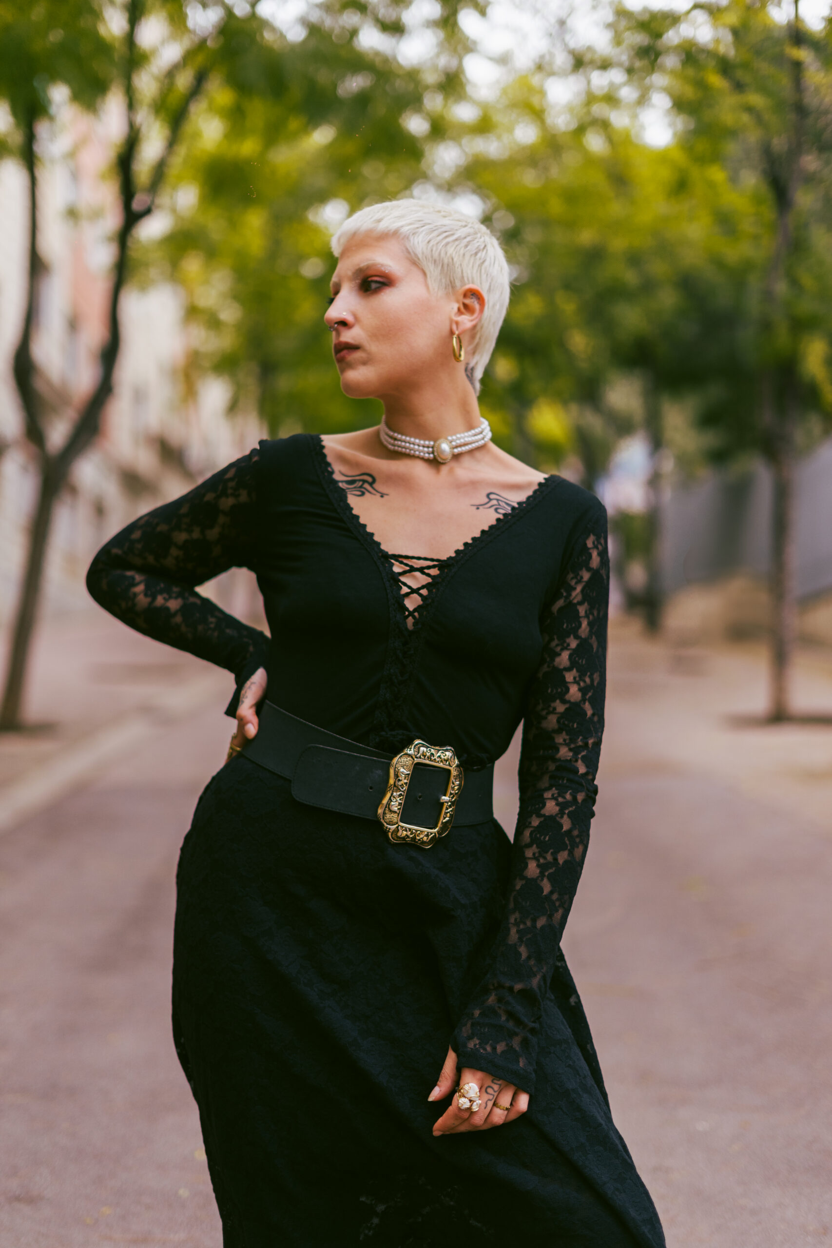 Photoshoot for a clothing brand