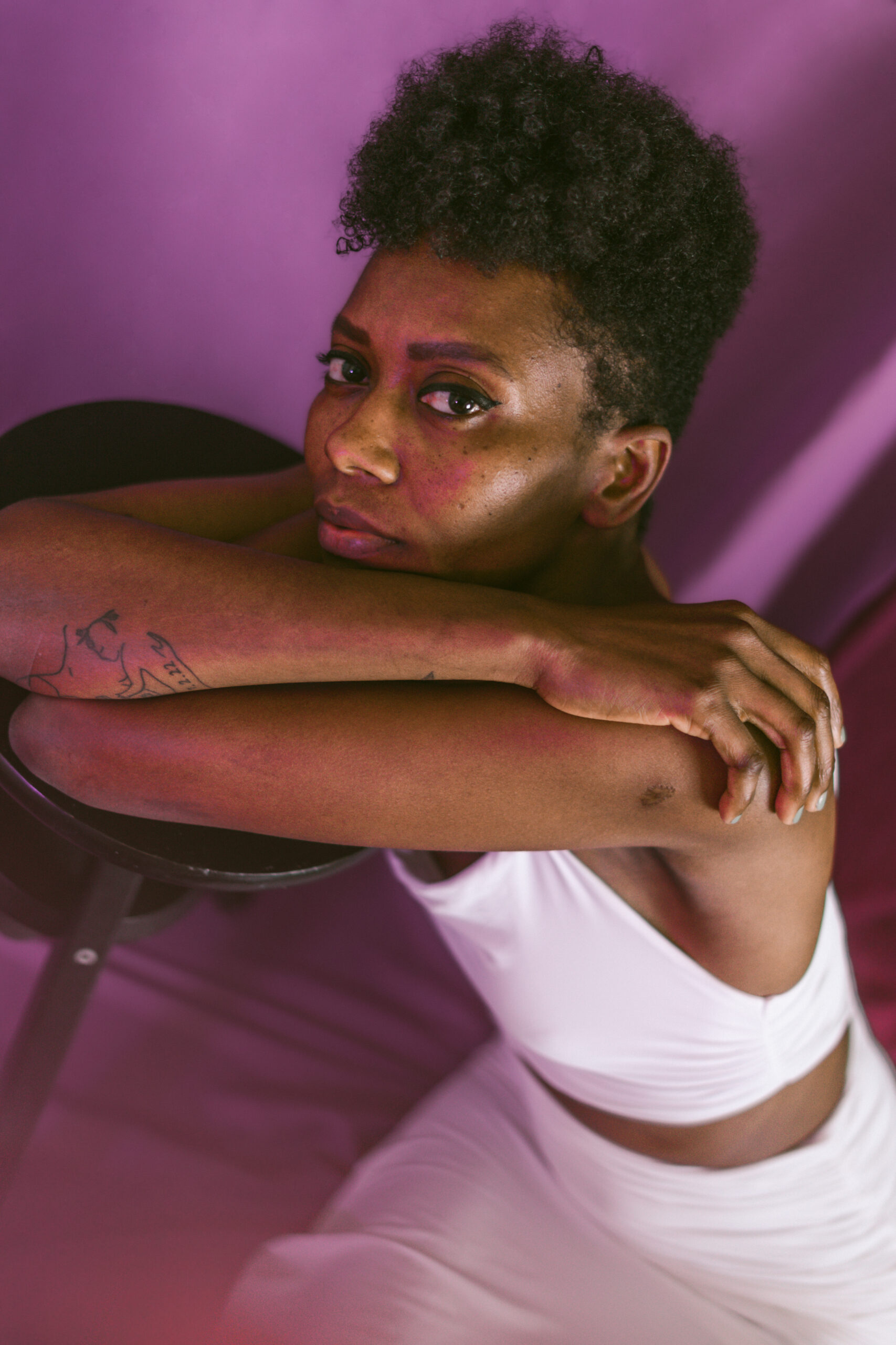 Intimate studio session