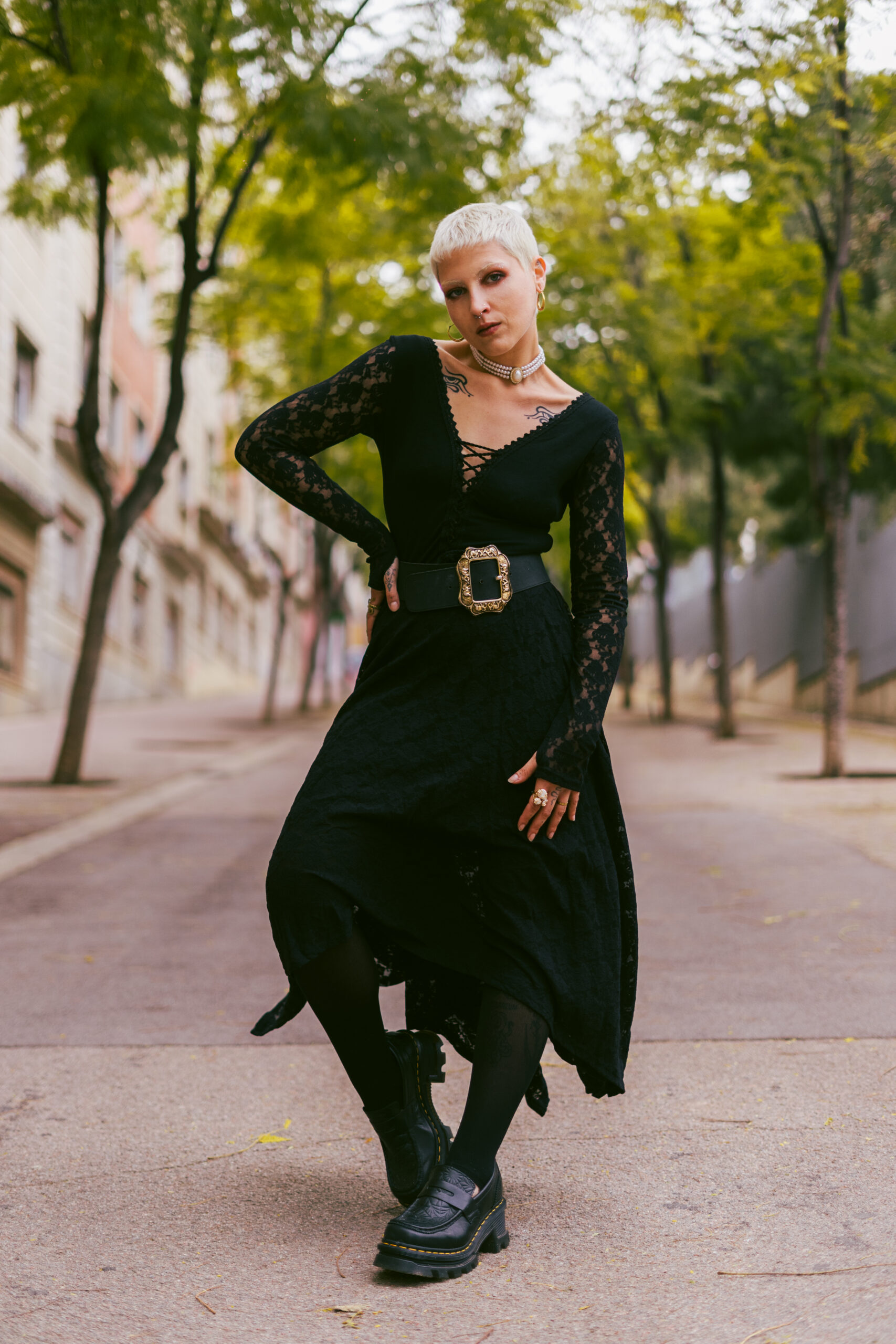 Photoshoot for a clothing brand