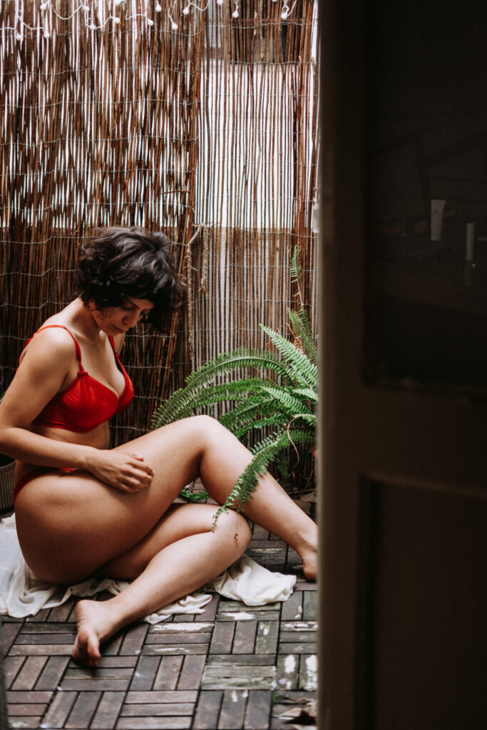 Intimate photo shoot