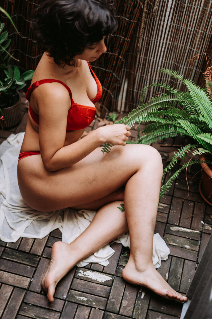 Intimate photo shoot