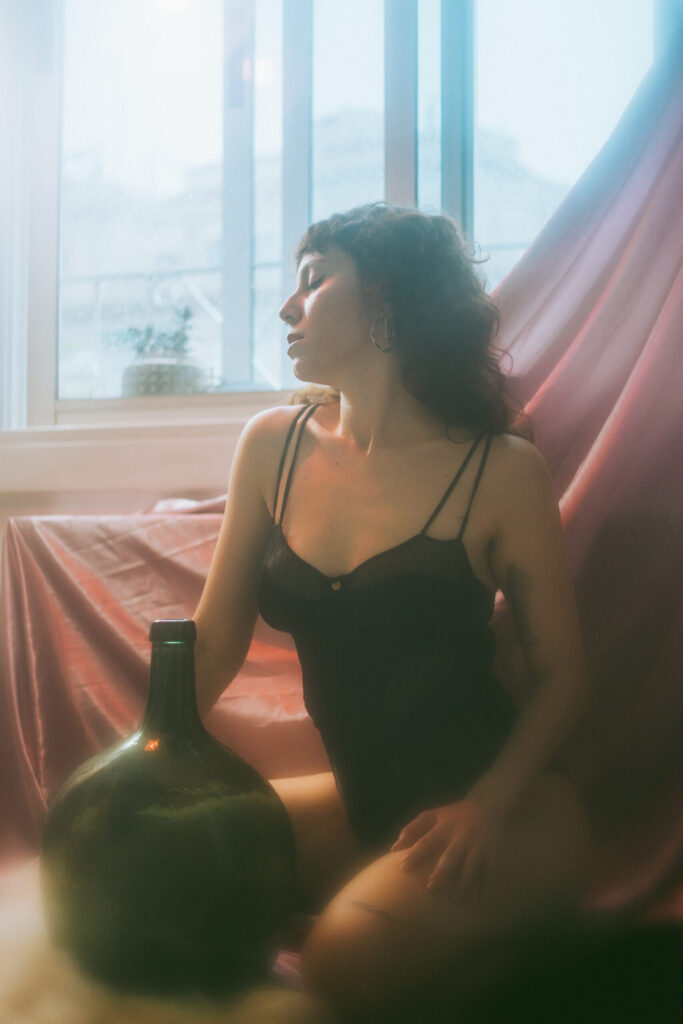 Intimate photo shoot