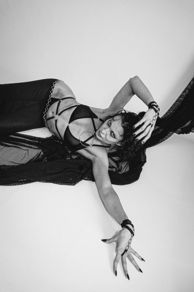 Photoshoot for lingerie brand