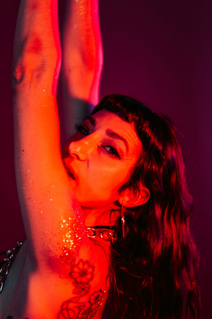 BDSM photoshoot in studio