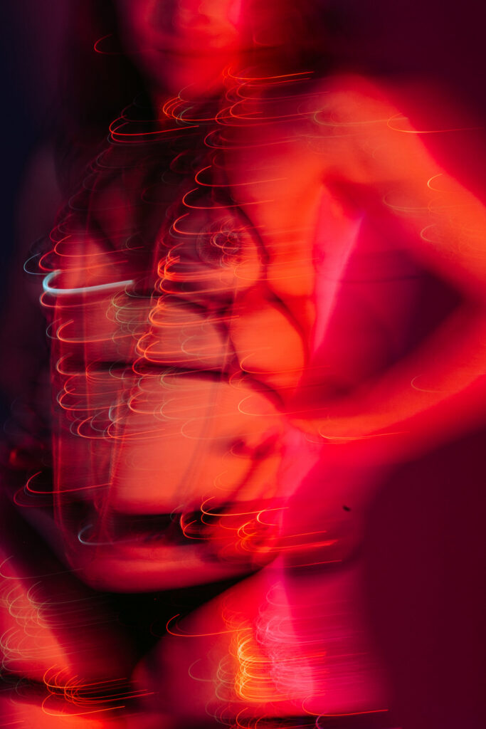 BDSM photoshoot in studio