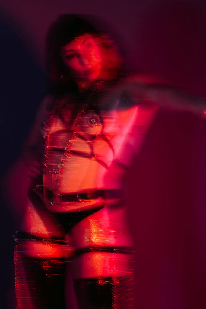 BDSM photoshoot in studio