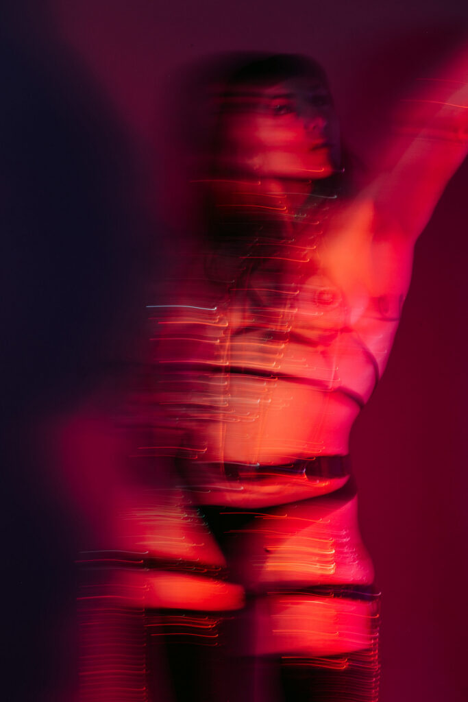 BDSM photoshoot in studio