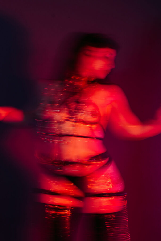 BDSM photoshoot in studio