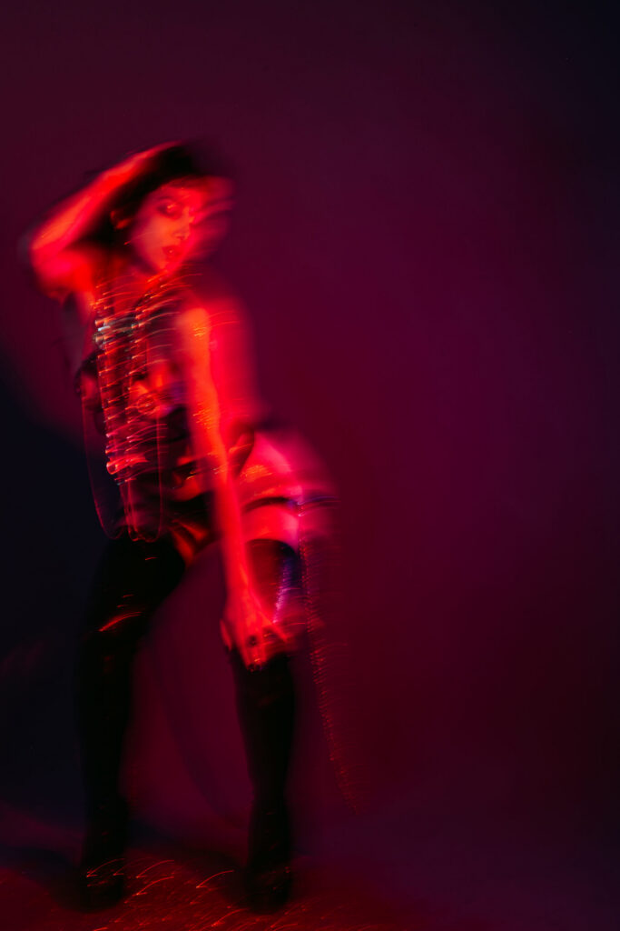 BDSM photoshoot in studio