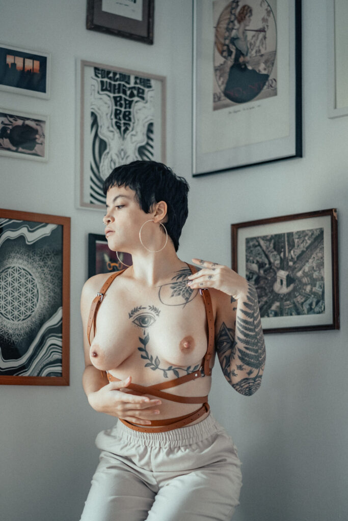 Self-portraits at home