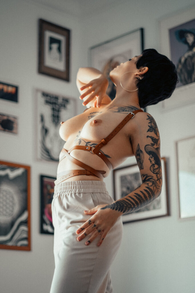 Self-portraits at home