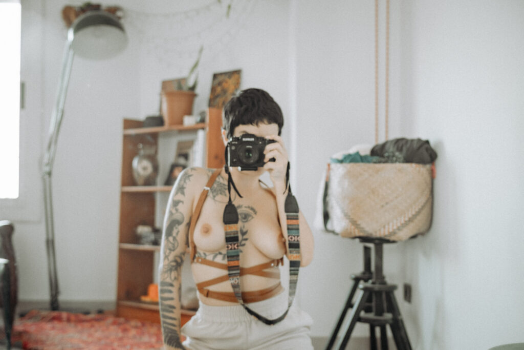 Self-portraits at home