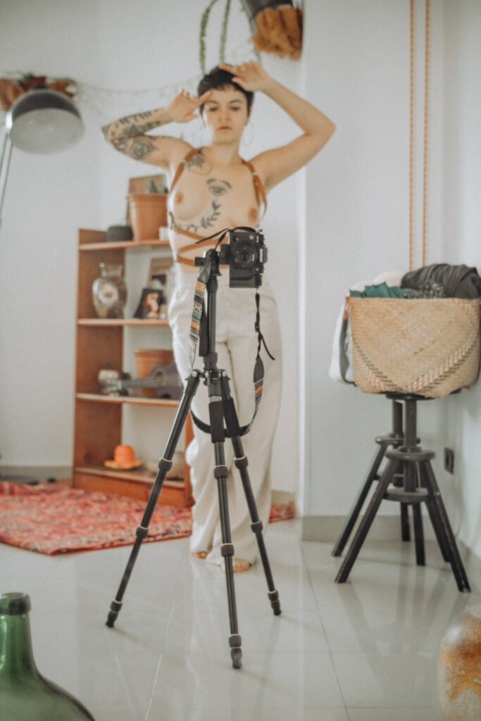 Self-portraits at home