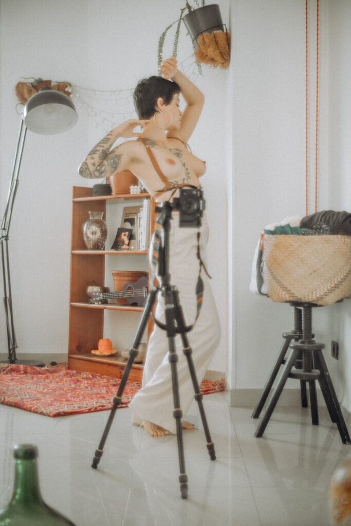 Self-portraits at home