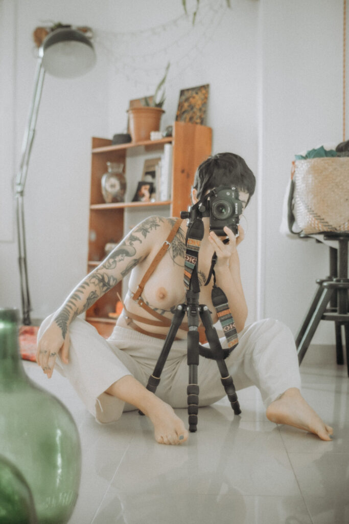 Self-portraits at home