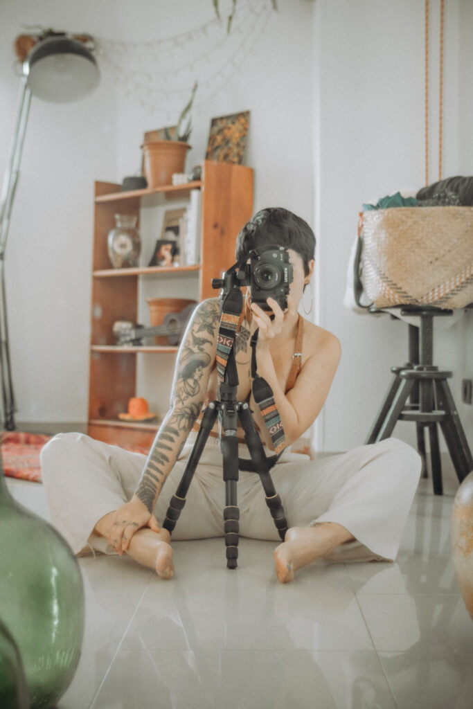 Self-portraits at home