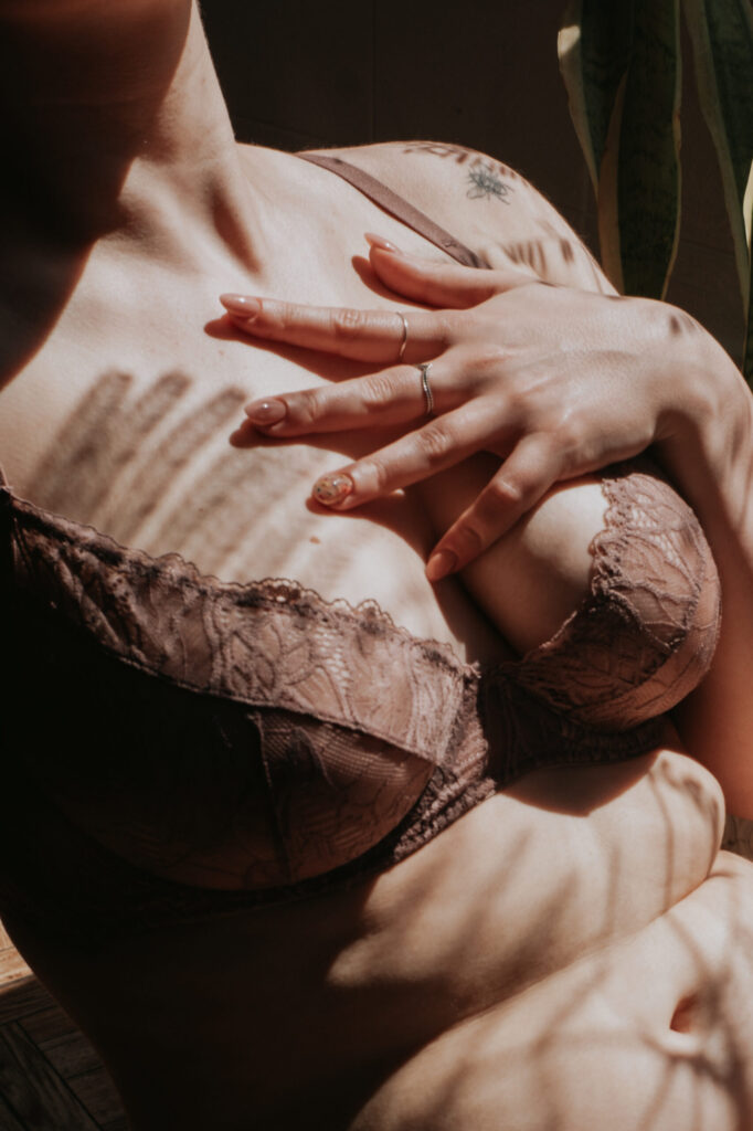 Lingerie photoshoot, boudoir