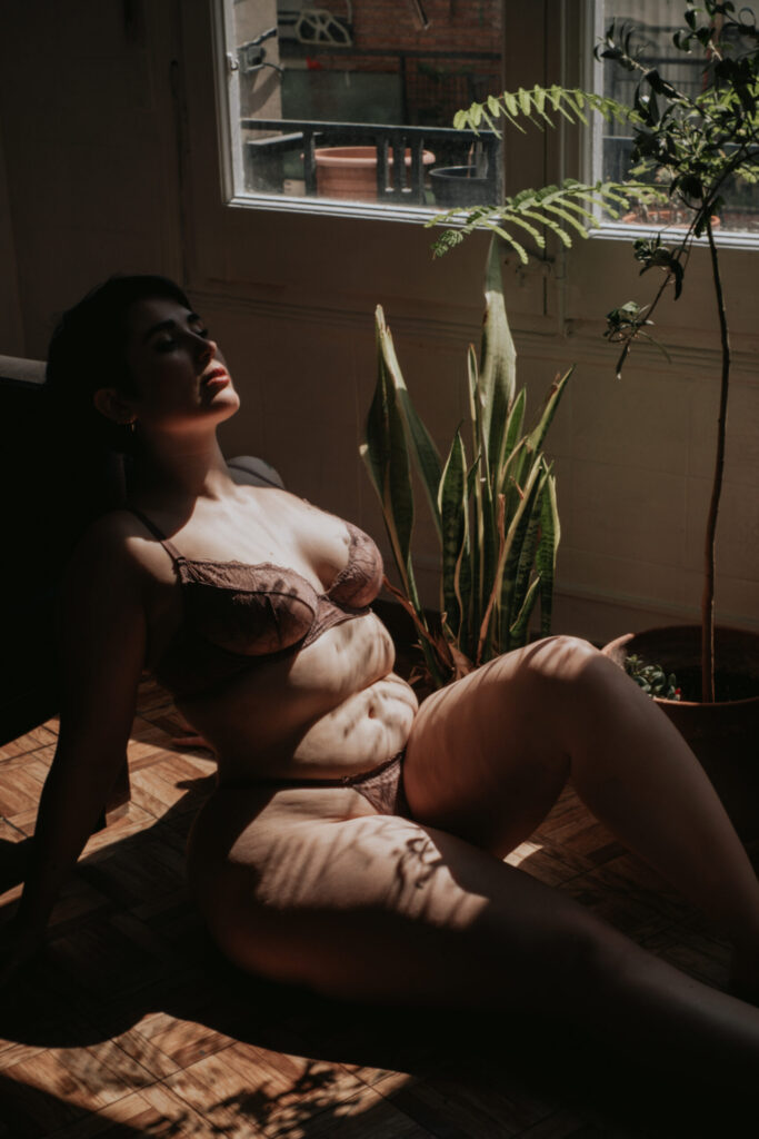 Lingerie photoshoot, boudoir