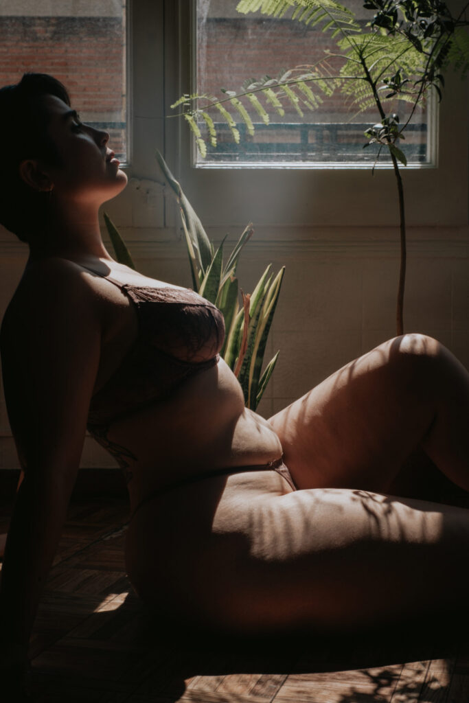 Lingerie photoshoot, boudoir