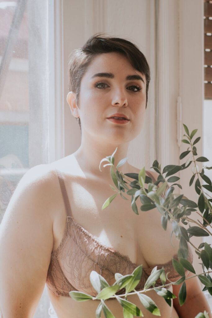 Lingerie photoshoot, boudoir