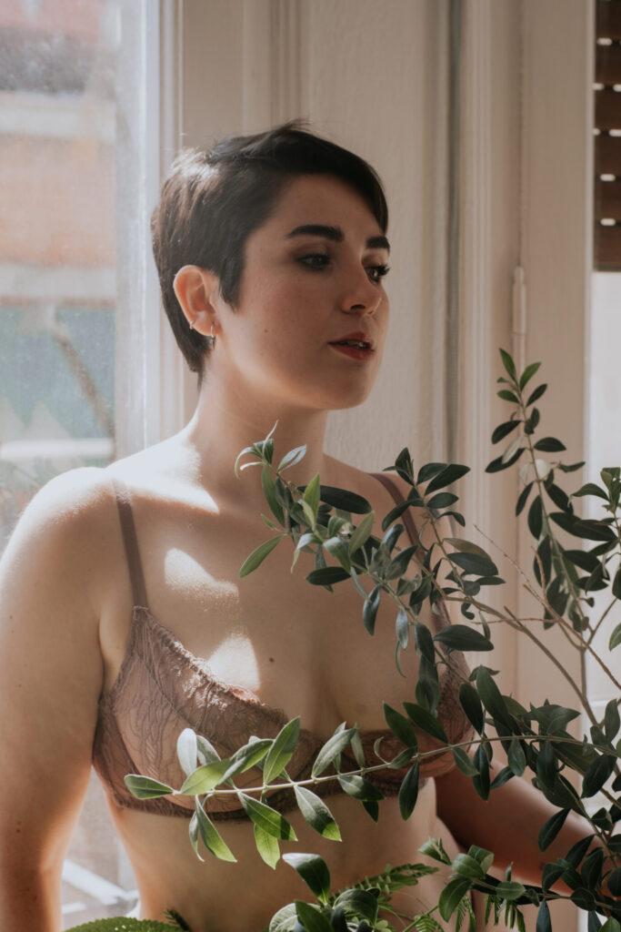 Lingerie photoshoot, boudoir