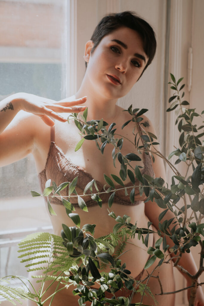 Lingerie photoshoot, boudoir