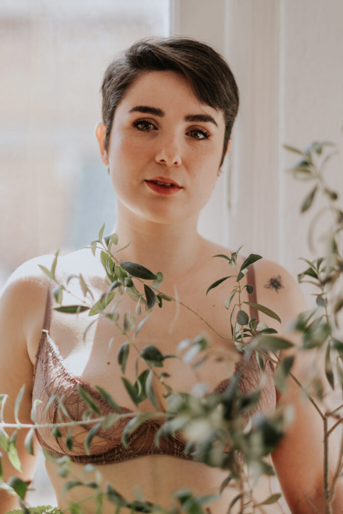 Lingerie photoshoot, boudoir