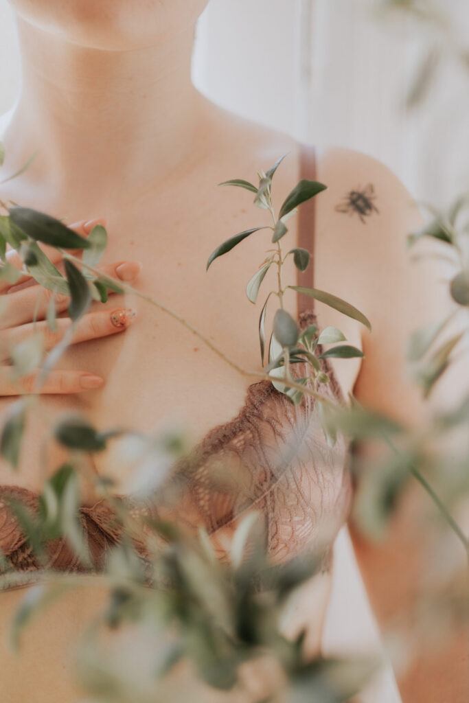 Lingerie photoshoot, boudoir