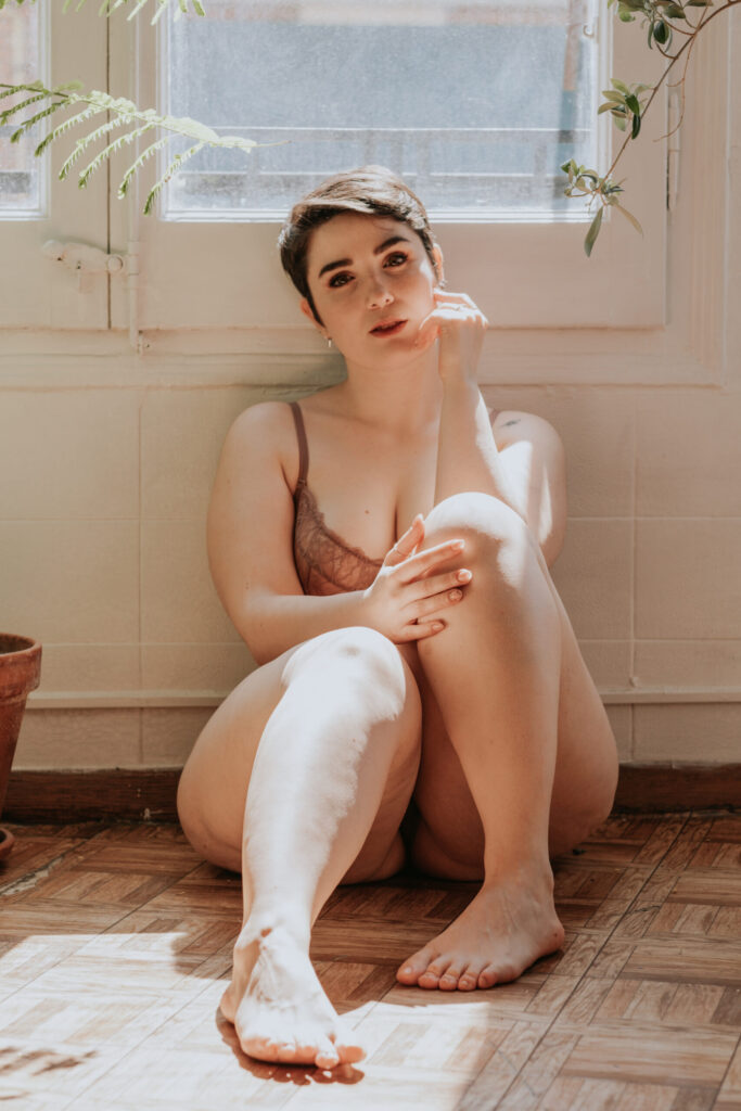 Lingerie photoshoot, boudoir