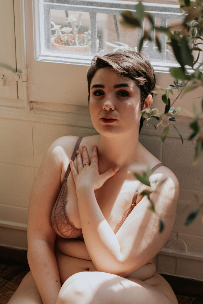 Lingerie photoshoot, boudoir