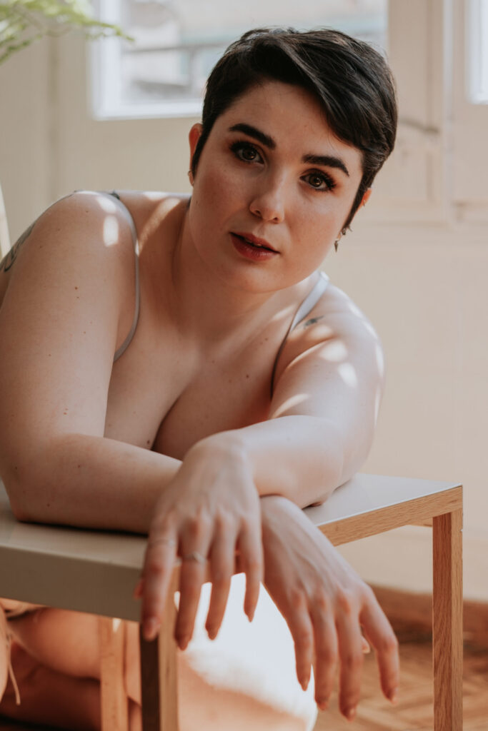 Lingerie photoshoot, boudoir