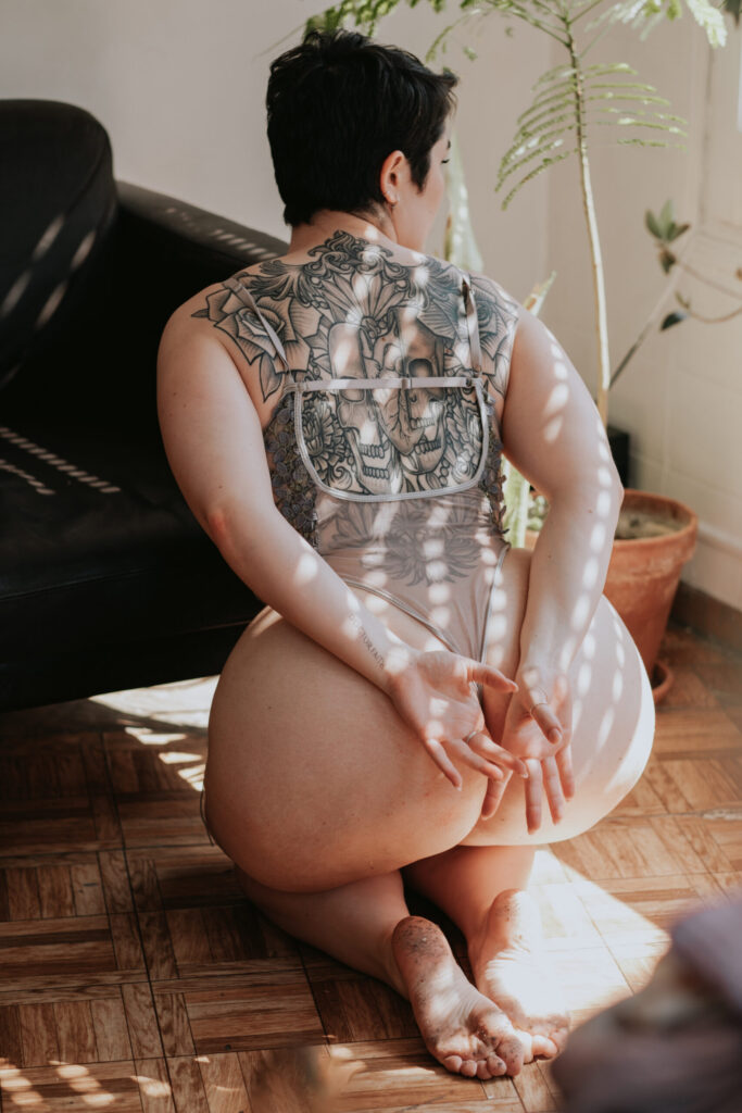 Lingerie photoshoot, boudoir