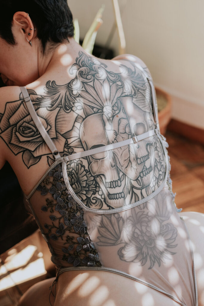 Lingerie photoshoot, boudoir