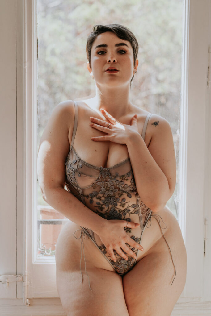 Lingerie photoshoot, boudoir