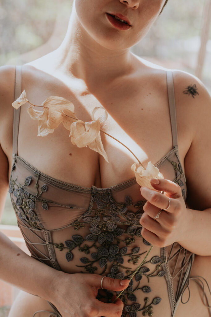 Lingerie photoshoot, boudoir