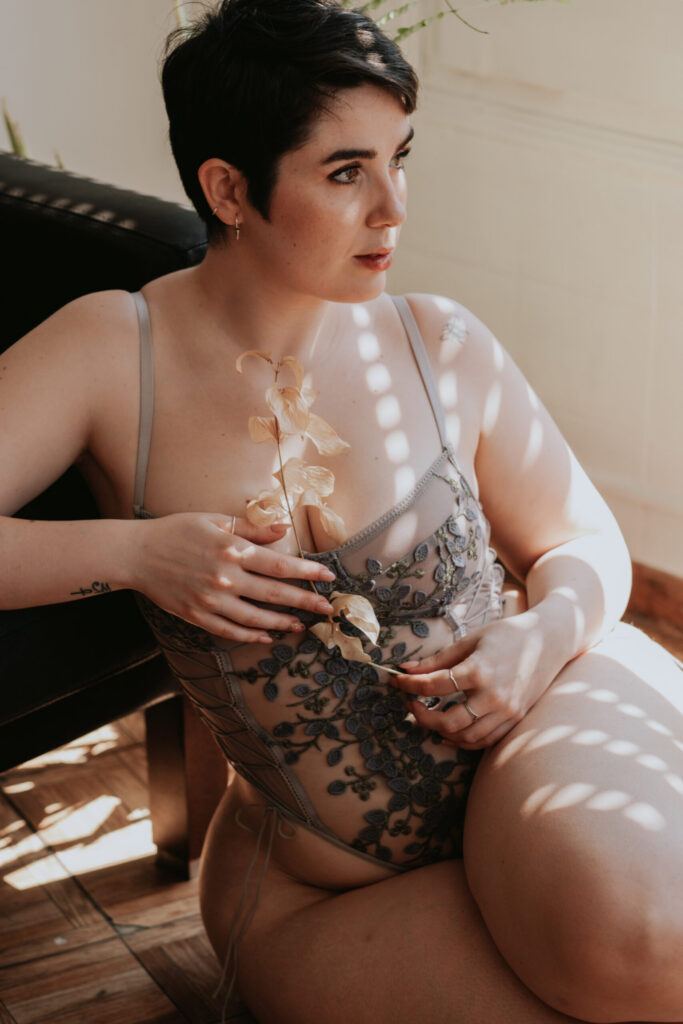 Lingerie photoshoot, boudoir