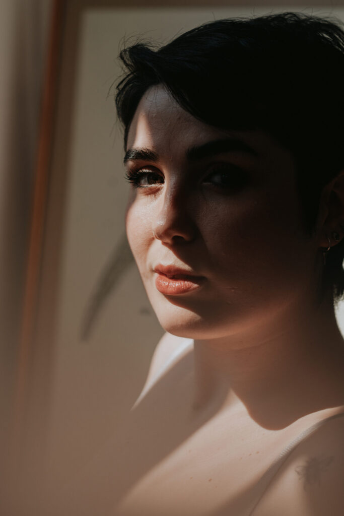 Lingerie photoshoot, boudoir