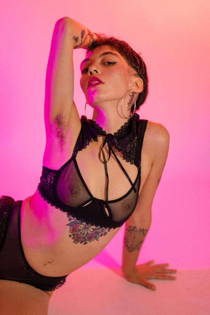 Sesión de fotos en estudio