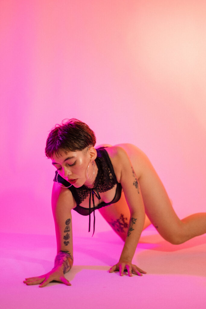 Sesión de fotos en estudio