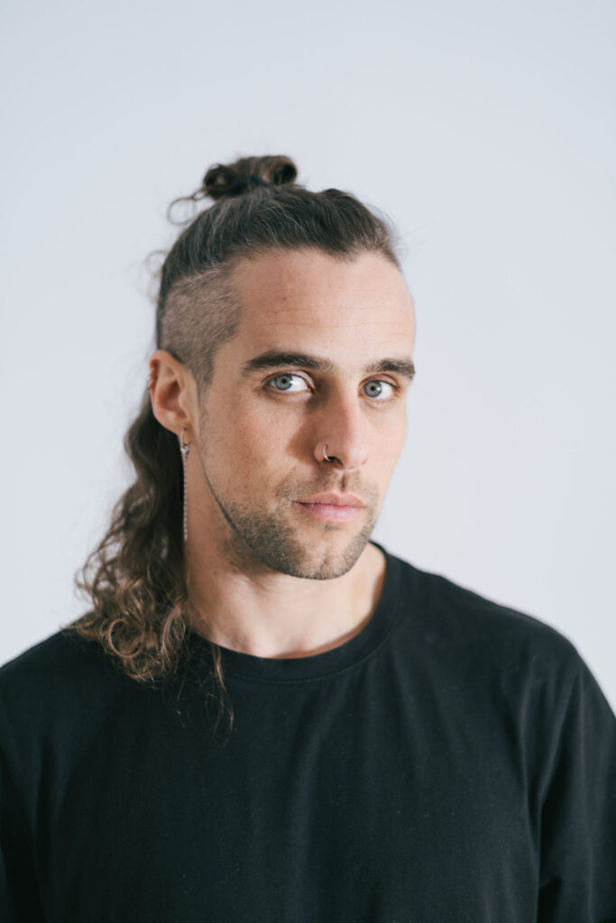 Intimate photoshoot with male model