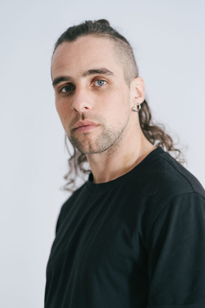 Intimate photoshoot with male model