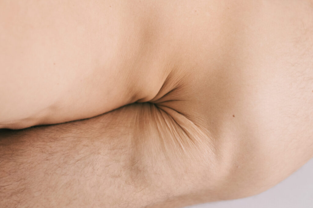 Intimate photoshoot with male model