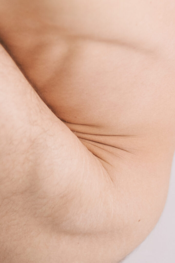 Intimate photoshoot with male model