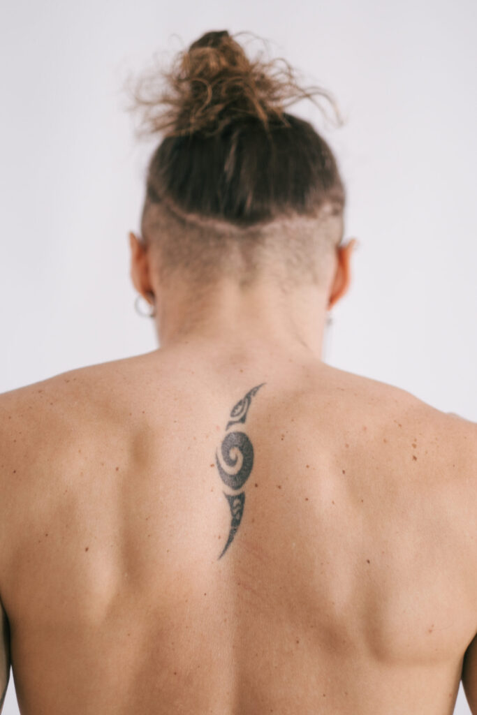 Intimate photoshoot with male model