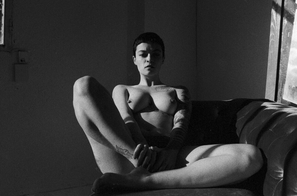 Studio photo session