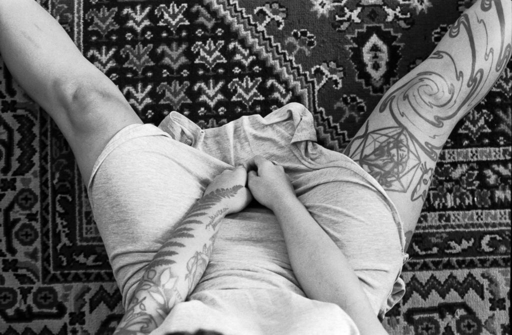 Intimate analog photoshoot