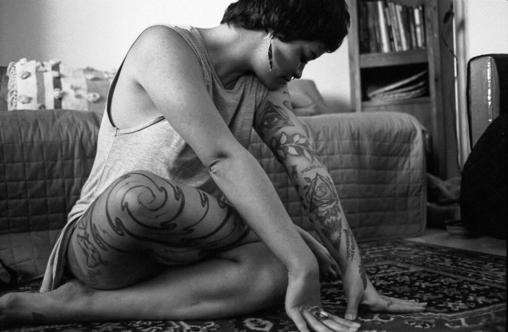 Intimate analog photoshoot