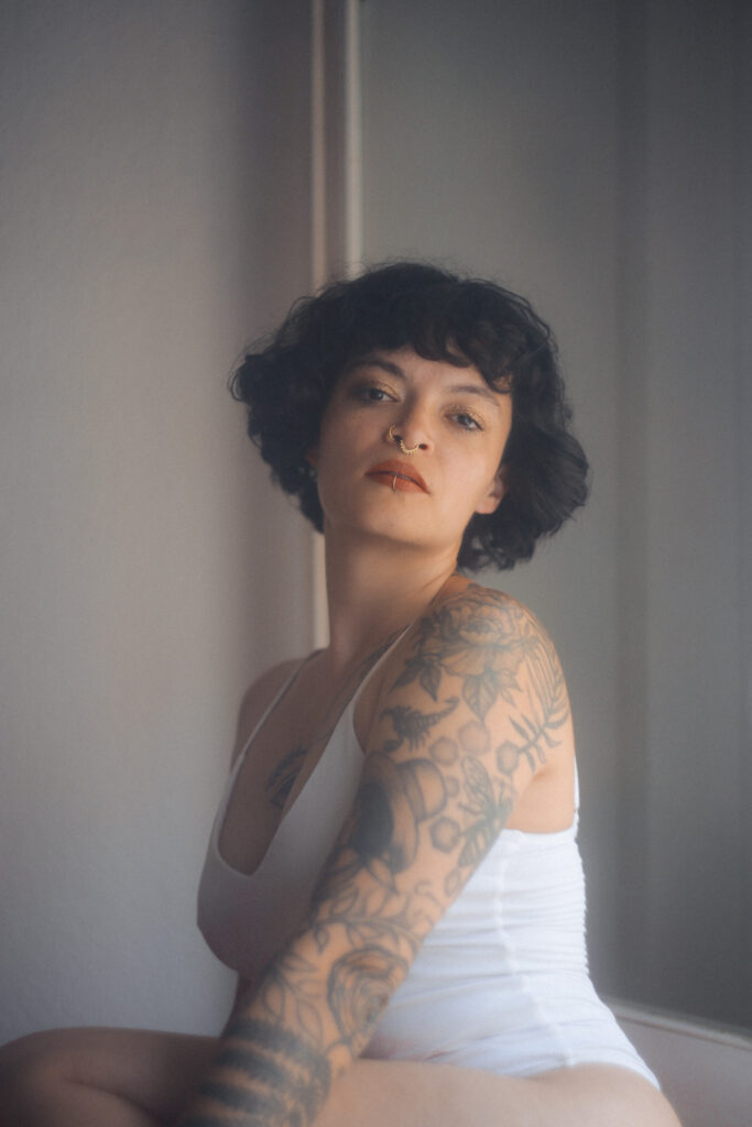 Sesión de fotos íntima con limones