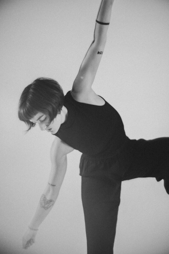 Sesión de fotos bailarines en estudio